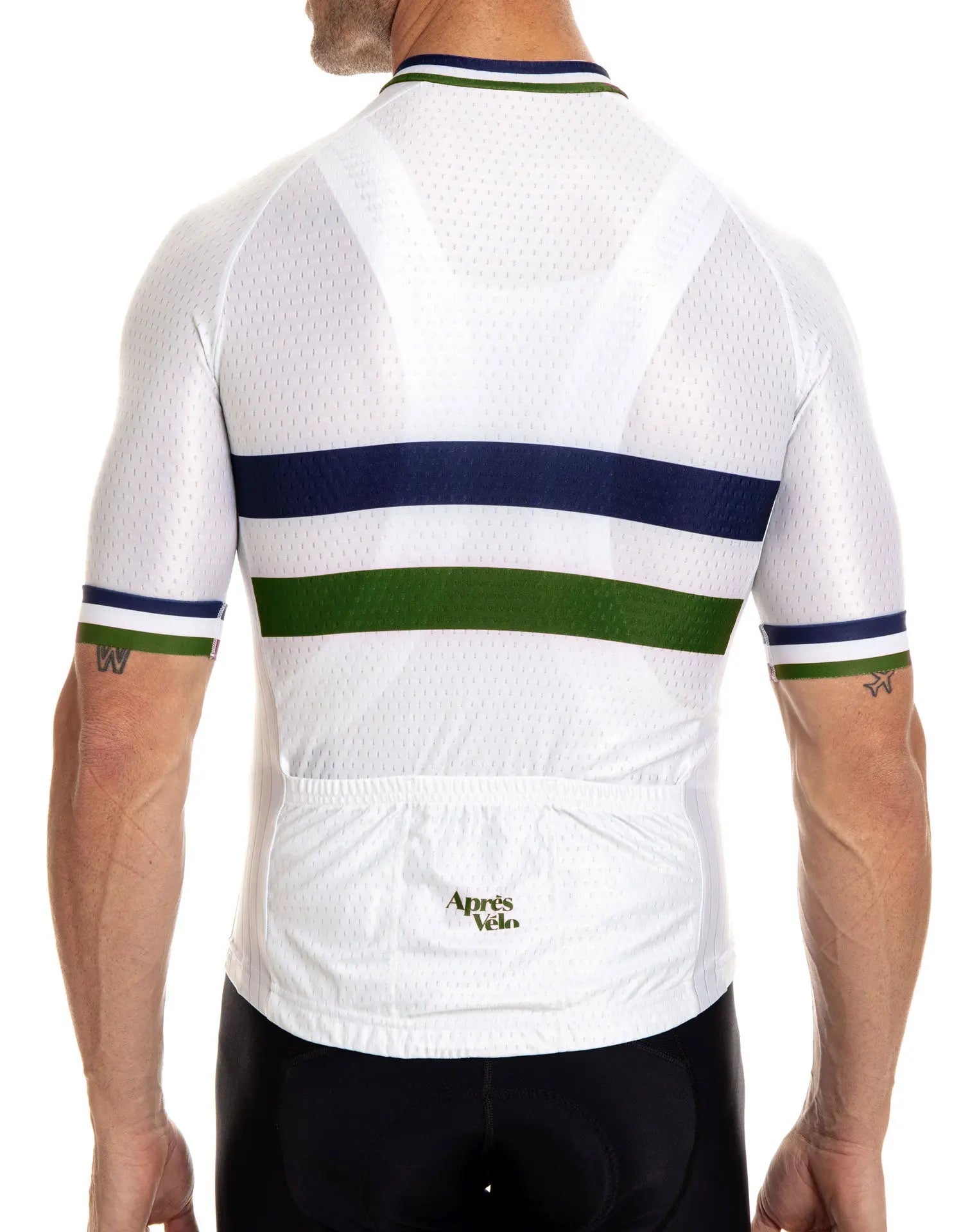 Men Cycling Jersey - Les Héritage Vert Cycling - Après Vélo