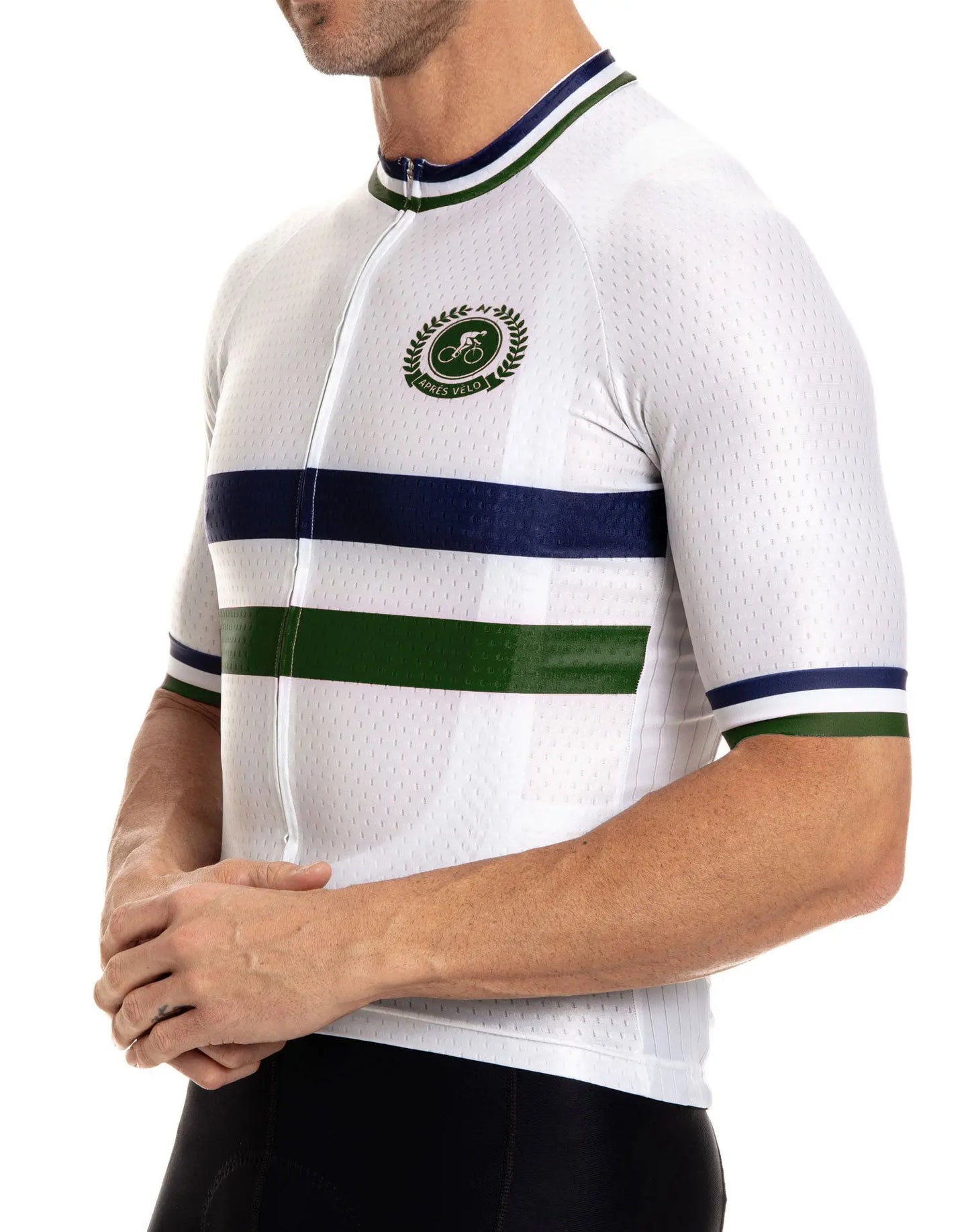 Men Cycling Jersey - Les Héritage Vert Cycling - Après Vélo