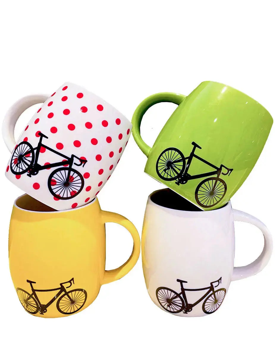 Maillot à Pois Rouges Coffee Mug - Après Vélo