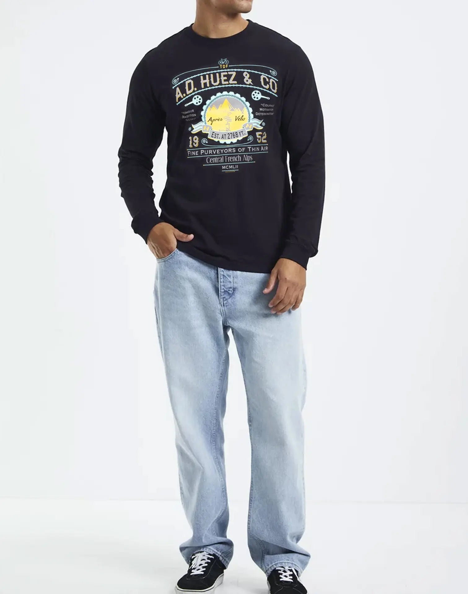 Alpe d'Huez Long SLV T-Shirt - Après Vélo