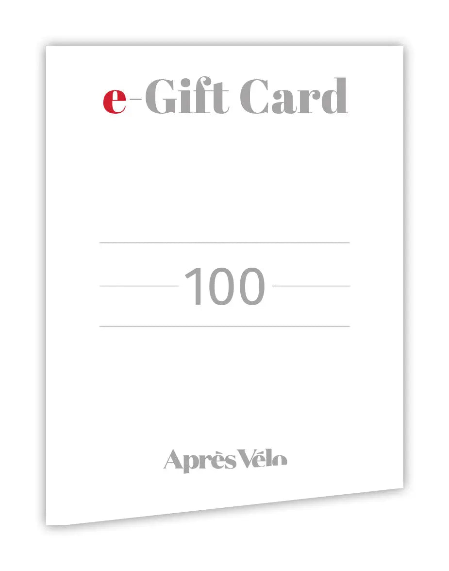 Après Vélo 100 eGift Card - Cycling Lifestyle | Après Vélo