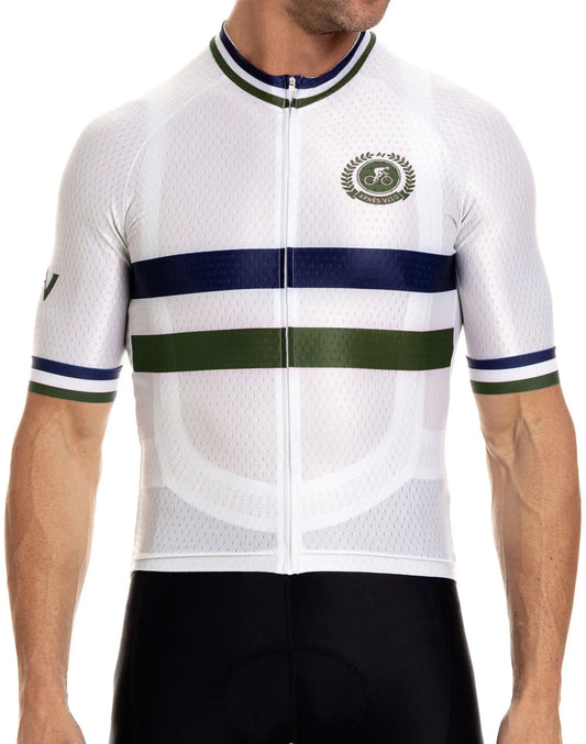 Men Cycling Jersey - Les Héritage Vert Cycling - Après Vélo