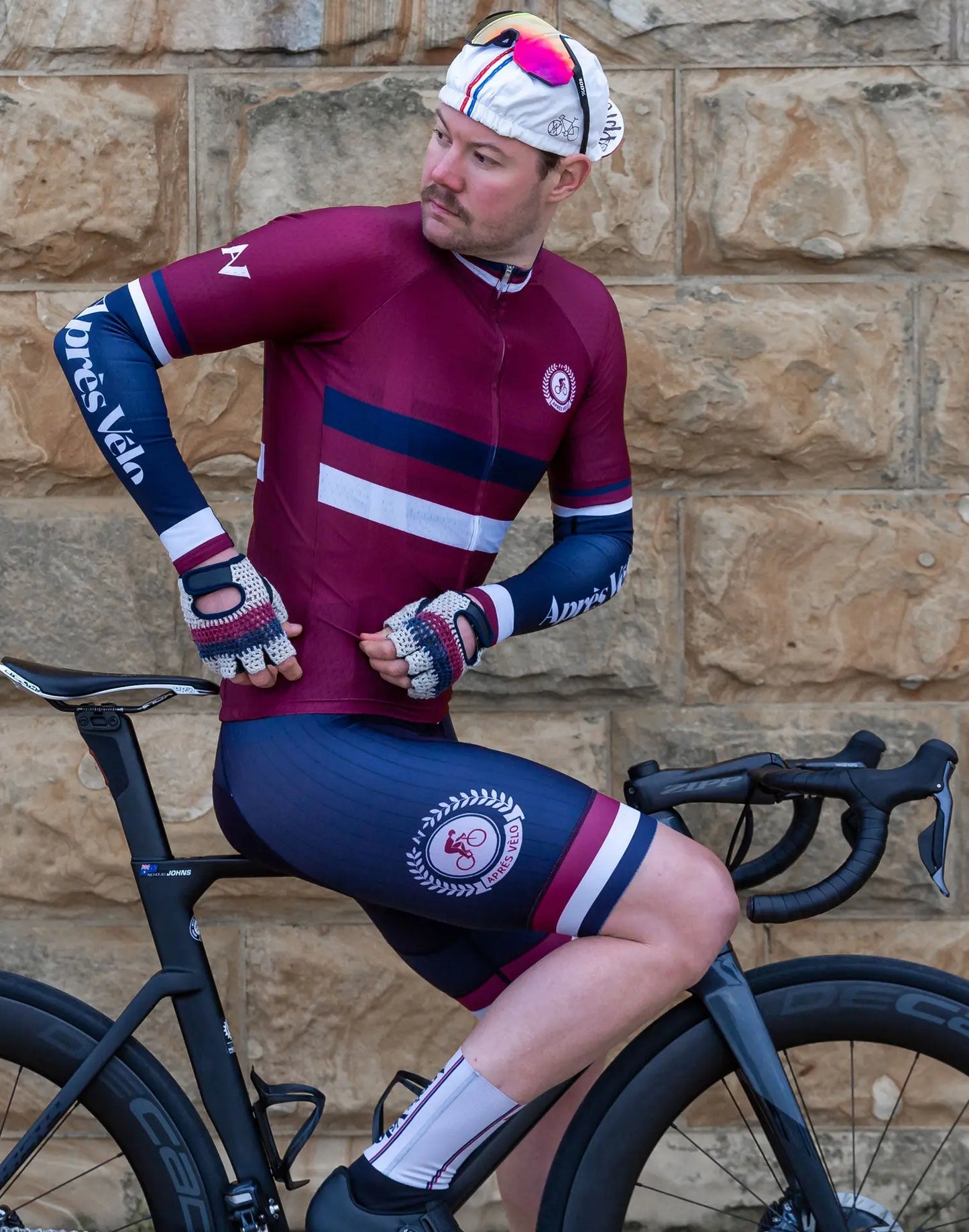 Les Héritage Bordeaux Cycling Jersey - Après Vélo