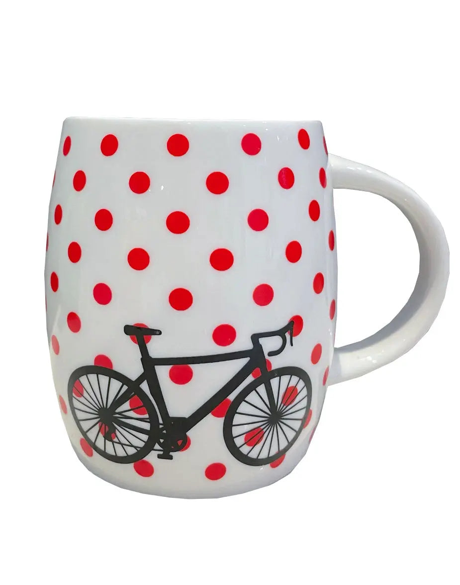Maillot à Pois Rouges Coffee Mug - Après Vélo